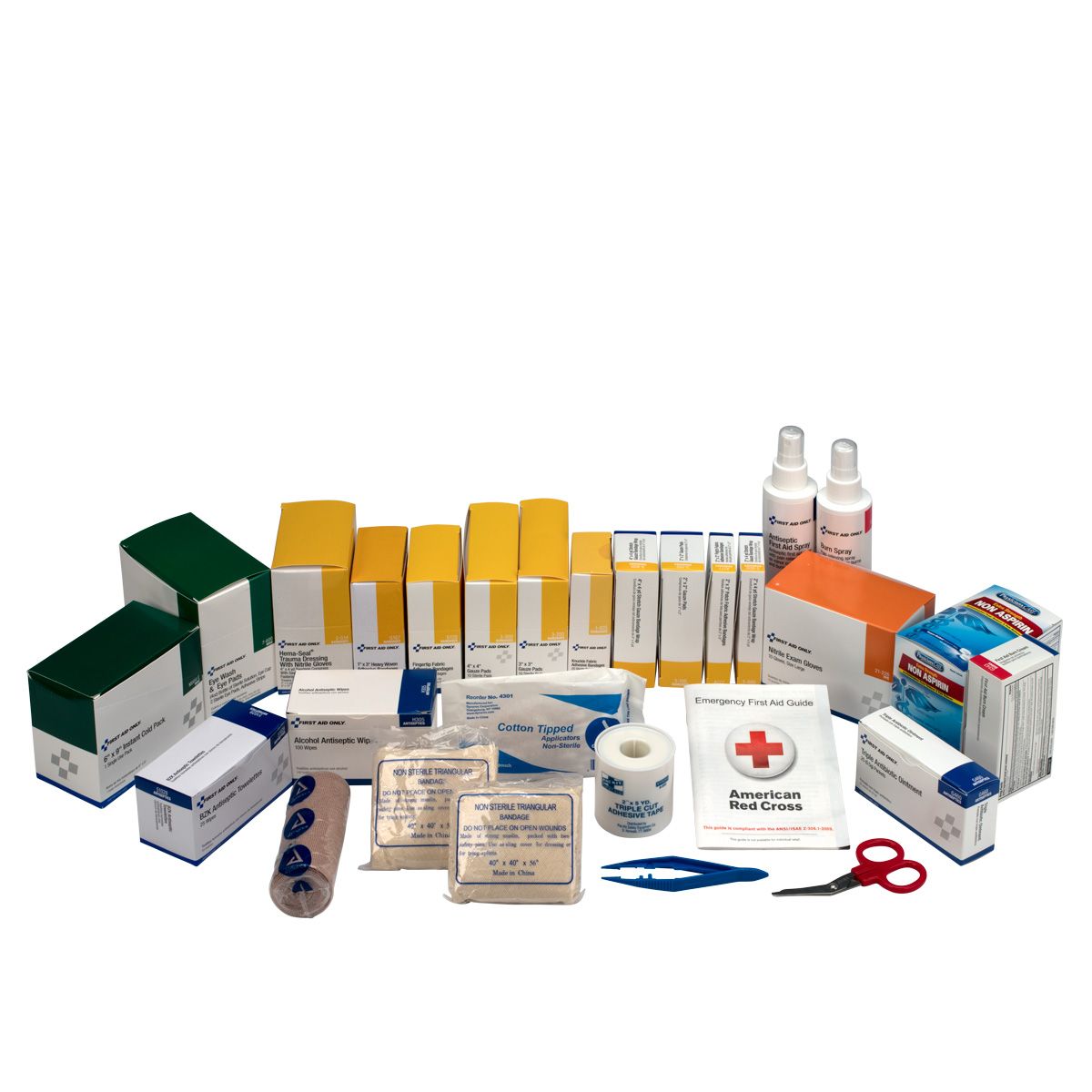 First Aid Only 3 Shelf Cabinet Refill Pack 6155R First Aid Only 3 Shelf Cabinet Refill Pack 6155R